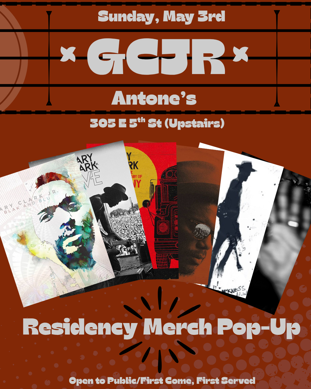 Gary Clark Jr. Residency Merch Pop-Up (Upstairs)